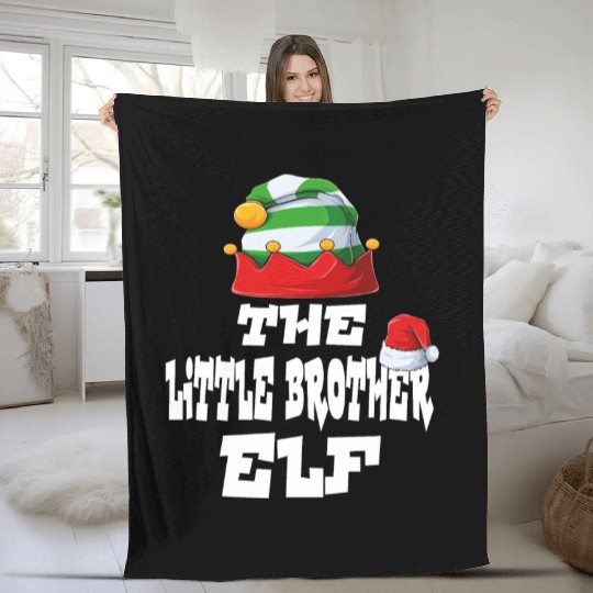 Gamer Elf Family Matching Christmas Group Pajama Fleece Blankets