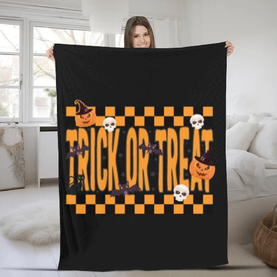 Halloween Costume Fleece Blankets, Trick Or Treat Witchy