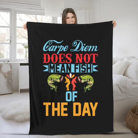 carpe Diem Fleece Blankets