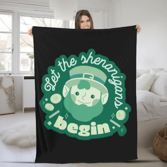 let the shenanigans begin Fleece Blankets