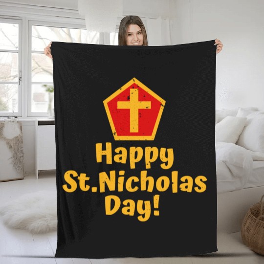 Saint Nicholas Fleece Blankets
