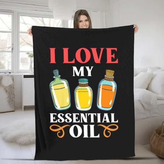Essential Oil Diffuser Peppermint Aromatherapy Fleece Blankets