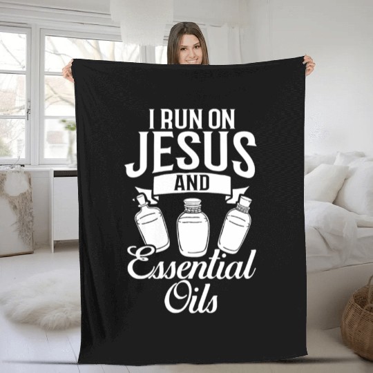 Essential Oil Diffuser Peppermint Aromatherapy Fleece Blankets