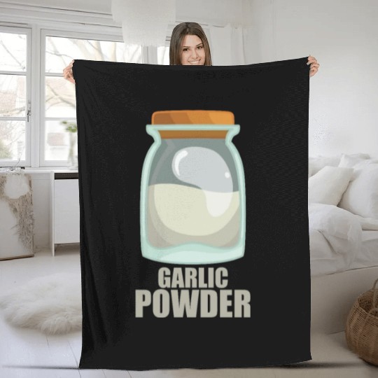 Garlic Powder Spice Flavor Food Cooking Fleece Blankets