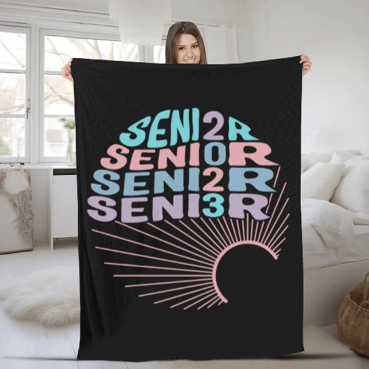 Graduation Fleece Blankets, Senior Class Of 2023 Gift End