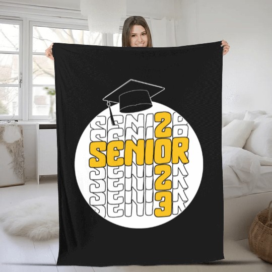 Graduation Fleece Blankets, Senior Class Of 2023 Gift End