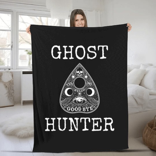 Ghost Hunting Ghost Hunter Fleece Blankets