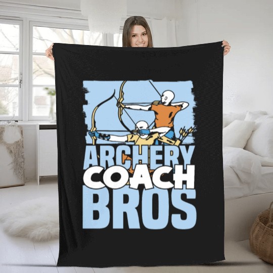 Archery Archery Coach Fleece Blankets