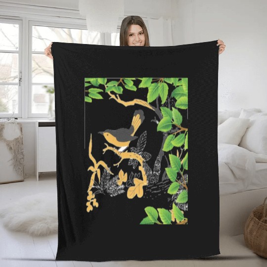 Bird Nature Fleece Blankets