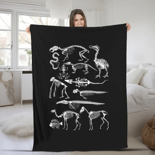 Animal Bones Biology Zooarchaeology Fleece Blankets