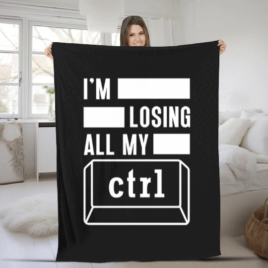 Cyber Security Computer Key Software Engineer Fleece Blankets