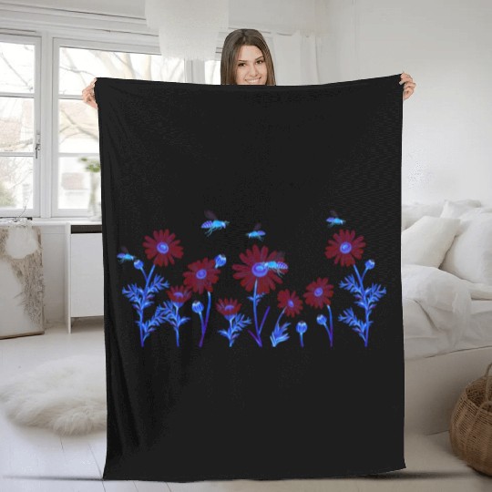 Marguerites Daisy Summer Daisies Flower Garden Fleece Blankets