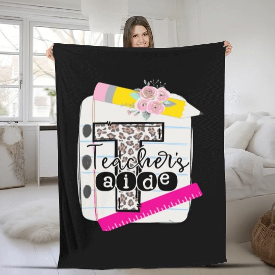 Teachers Aide Teacher Assistant Fleece Blankets