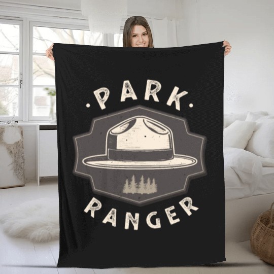Park Ranger National Park Forester Fleece Blankets