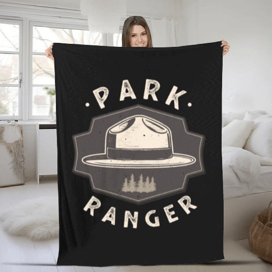 Park Ranger National Park Forester Fleece Blankets