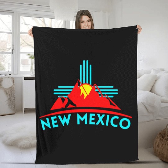 Zia Sun New Mexico Fleece Blankets