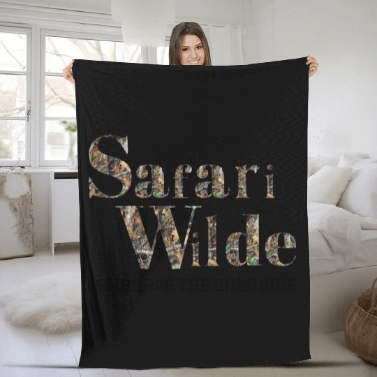 Safari Wilde Mossy Oak Camo Fleece Blankets