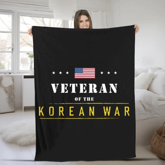 Veteran Of The Korean War Fleece Blankets