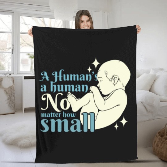 Anti Abortion Pro Life Conservative Gift Idea Fleece Blankets