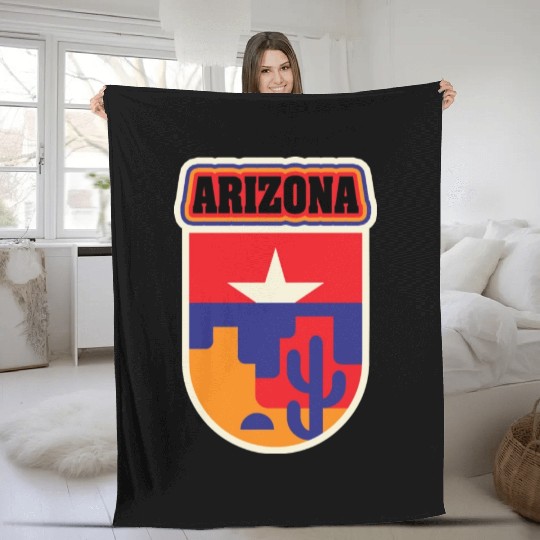 US States Arizonna Fleece Blankets