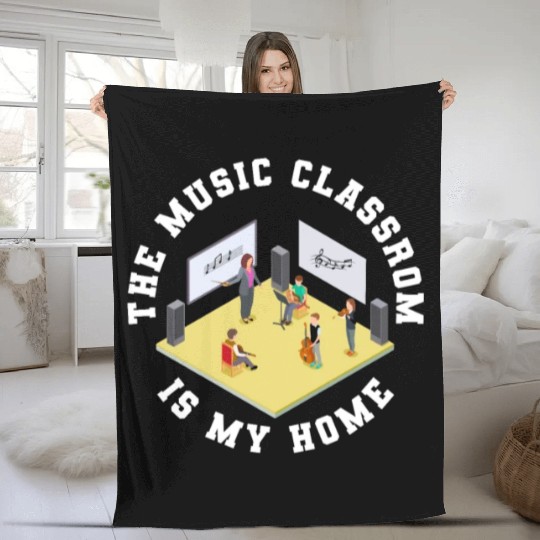 Music Teacher Fleece Blankets