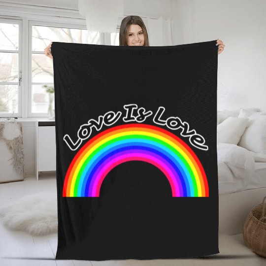 Love is Love Fleece Blankets