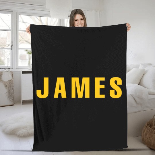 JAMES Fleece Blankets