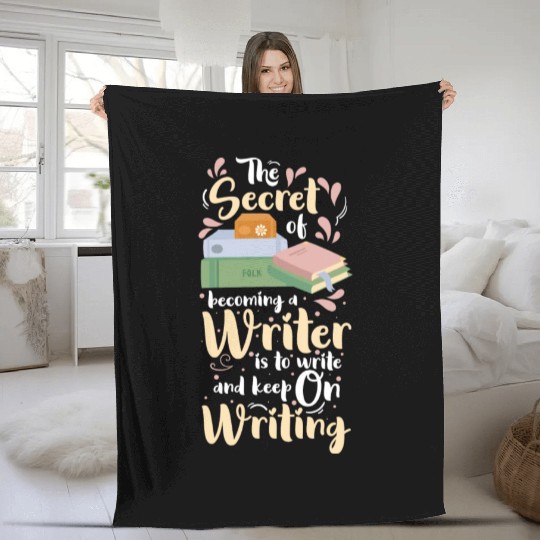 Writer Journalist Author Fleece Blankets