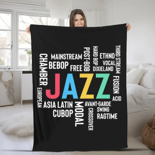Novelty Music Mainstreams Ragtime Song Tone Fleece Blankets