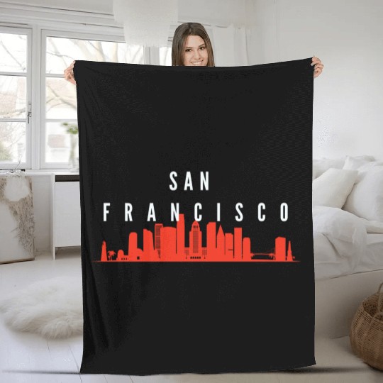 San Francisco pride Fleece Blankets