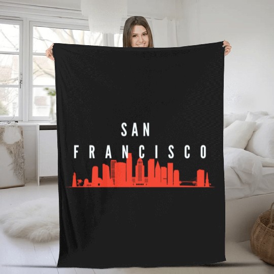 San Francisco pride Fleece Blankets