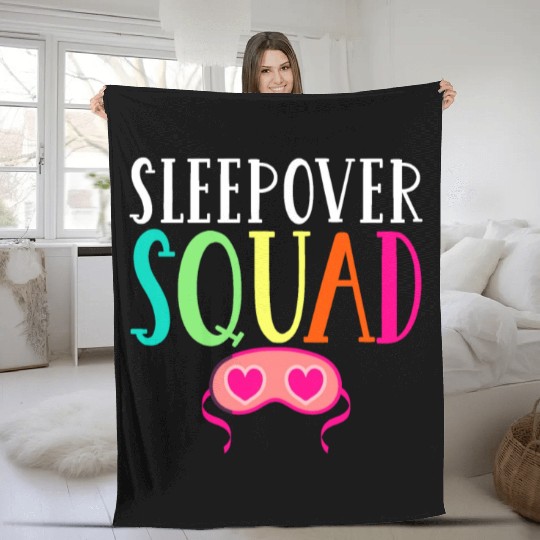 Sleepover Squad Fleece Blankets
