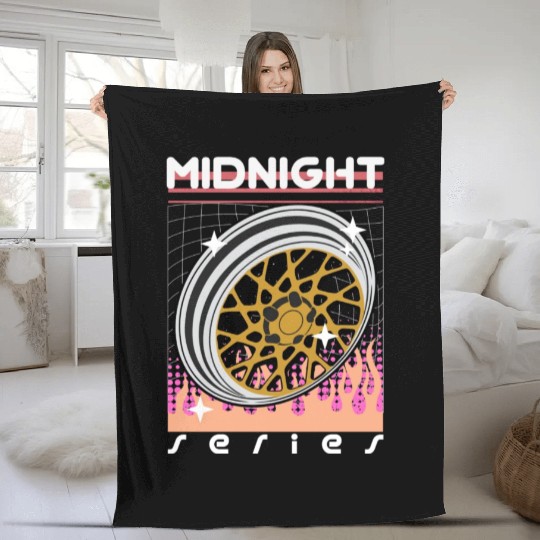 Midnight series Fleece Blankets