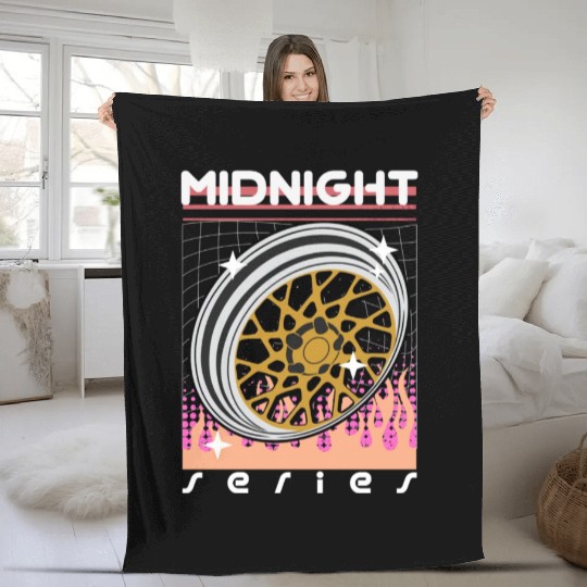 Midnight series Fleece Blankets