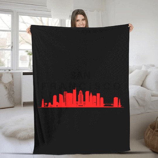 San Francisco pride Fleece Blankets