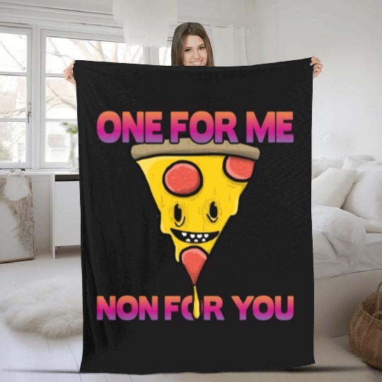 Pizza lover Fleece Blankets