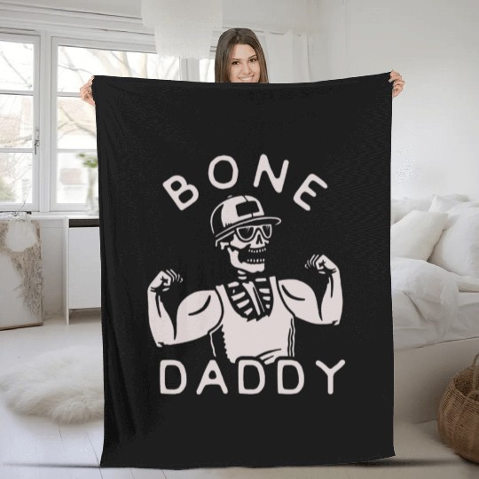 BONE DADDY Fleece Blankets
