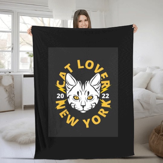 Cat lover Fleece Blankets