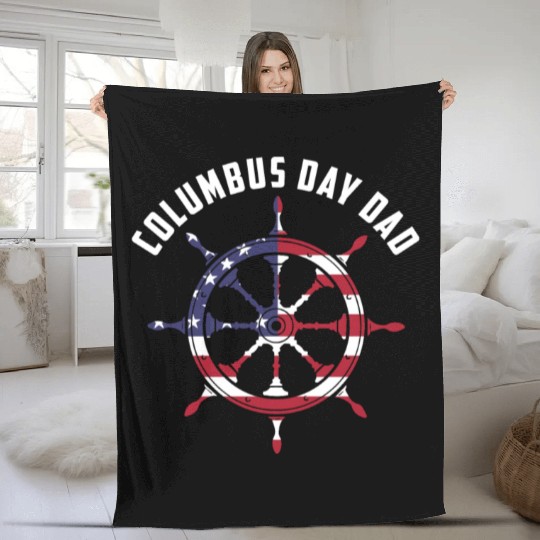 Columbus Day 1492 Fleece Blankets