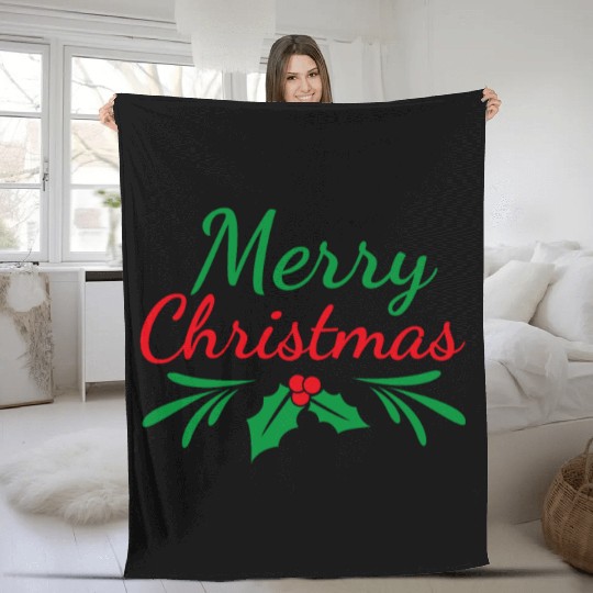 Marry Christmas Fleece Blankets