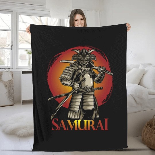 SAMURAI 4500x5400 Fleece Blankets