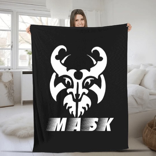 Lamb head mask Fleece Blankets Design for Animal lover
