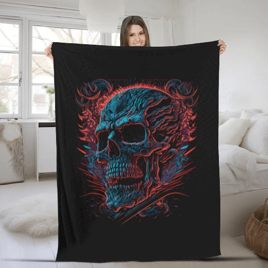 Skull Fleece Blankets