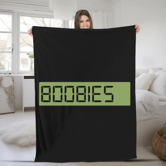Boobies Fleece Blankets
