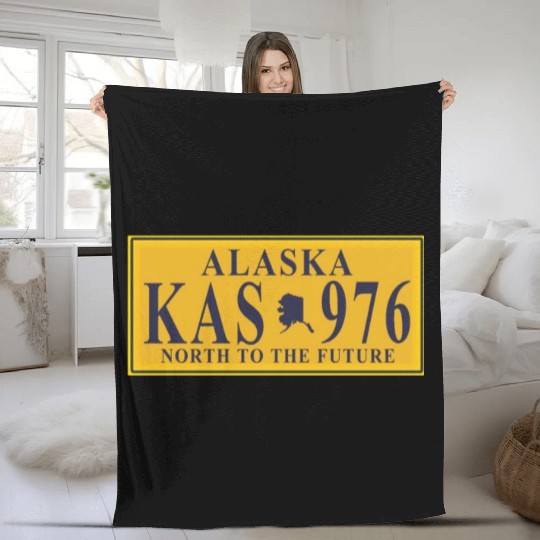 Alaska Fleece Blankets Men's Women Children USA North Pole