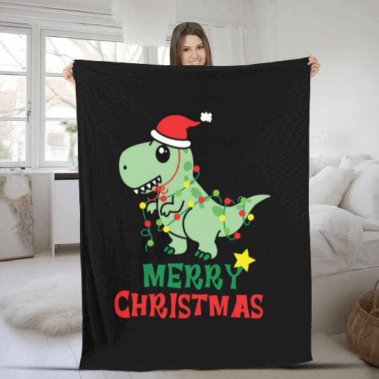 Minimalist Santa Claus Fleece Blankets