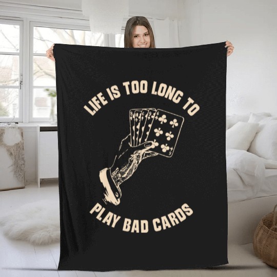 Poker Casino Poker Player Gambling Roulette Fleece Blankets