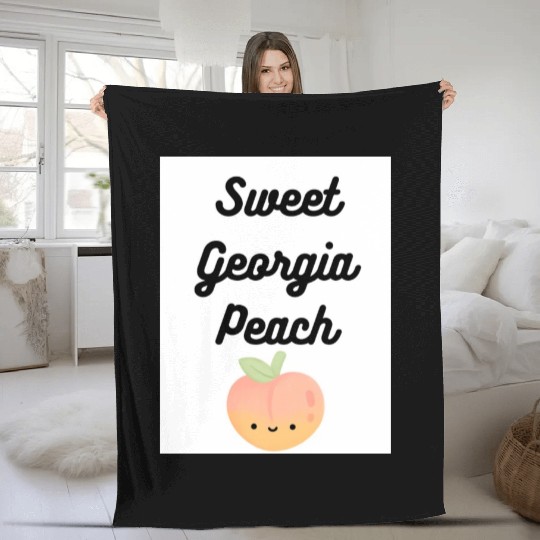 Sweet Georgia Peach Fleece Blankets