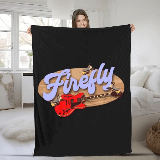 Firefly Guitars Fleece Blankets