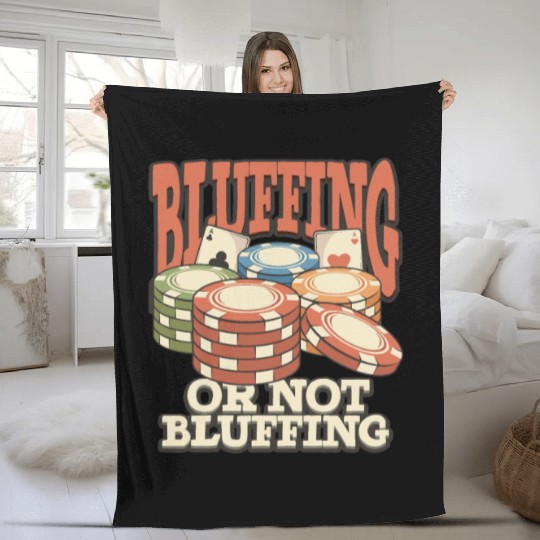 Poker Casino Poker Player Gambling Roulette Fleece Blankets